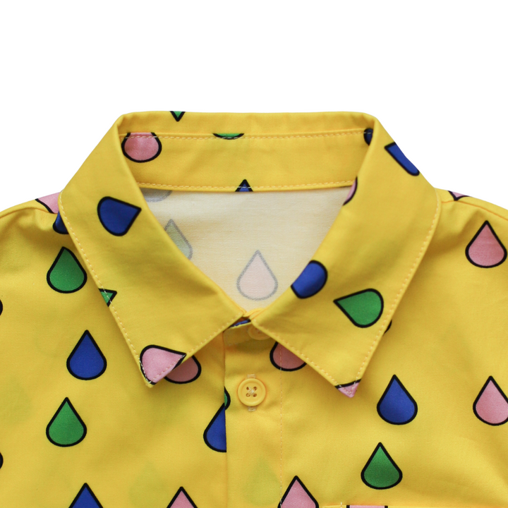 Rainbow Drops Shirt Yellow