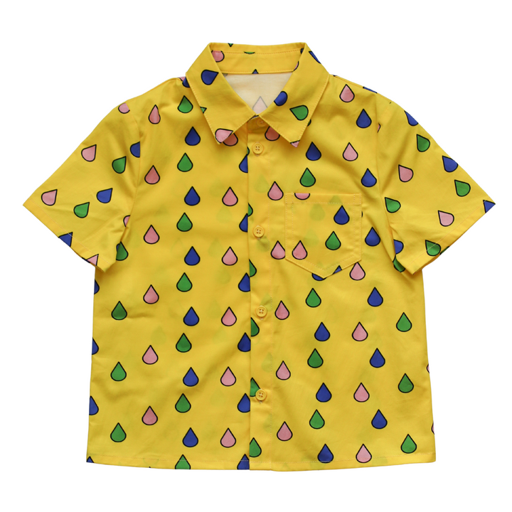 Rainbow Drops Shirt Yellow