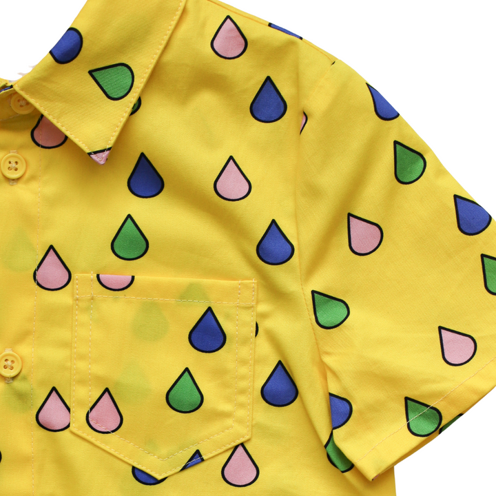 Rainbow Drops Shirt Yellow